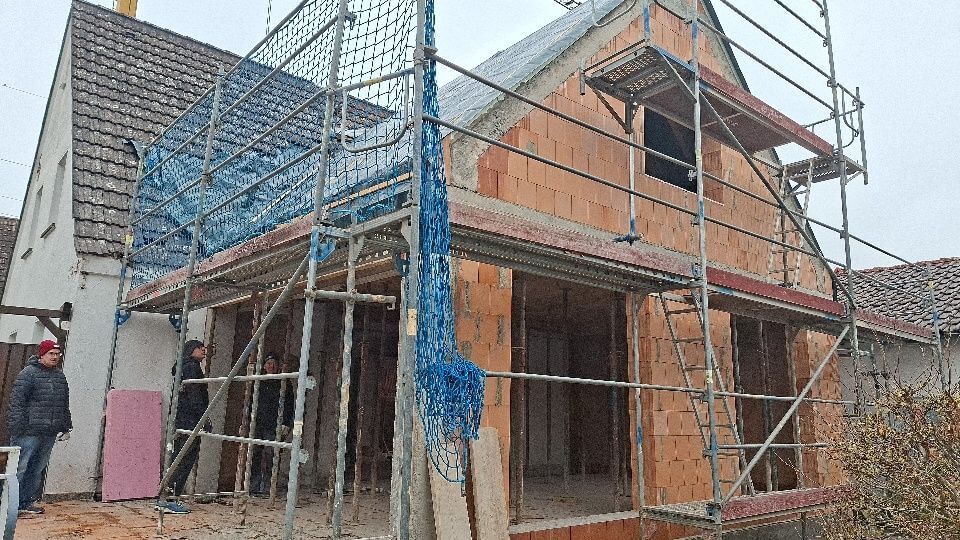 Erweiterung des Wohnraums durch neuen Anbau